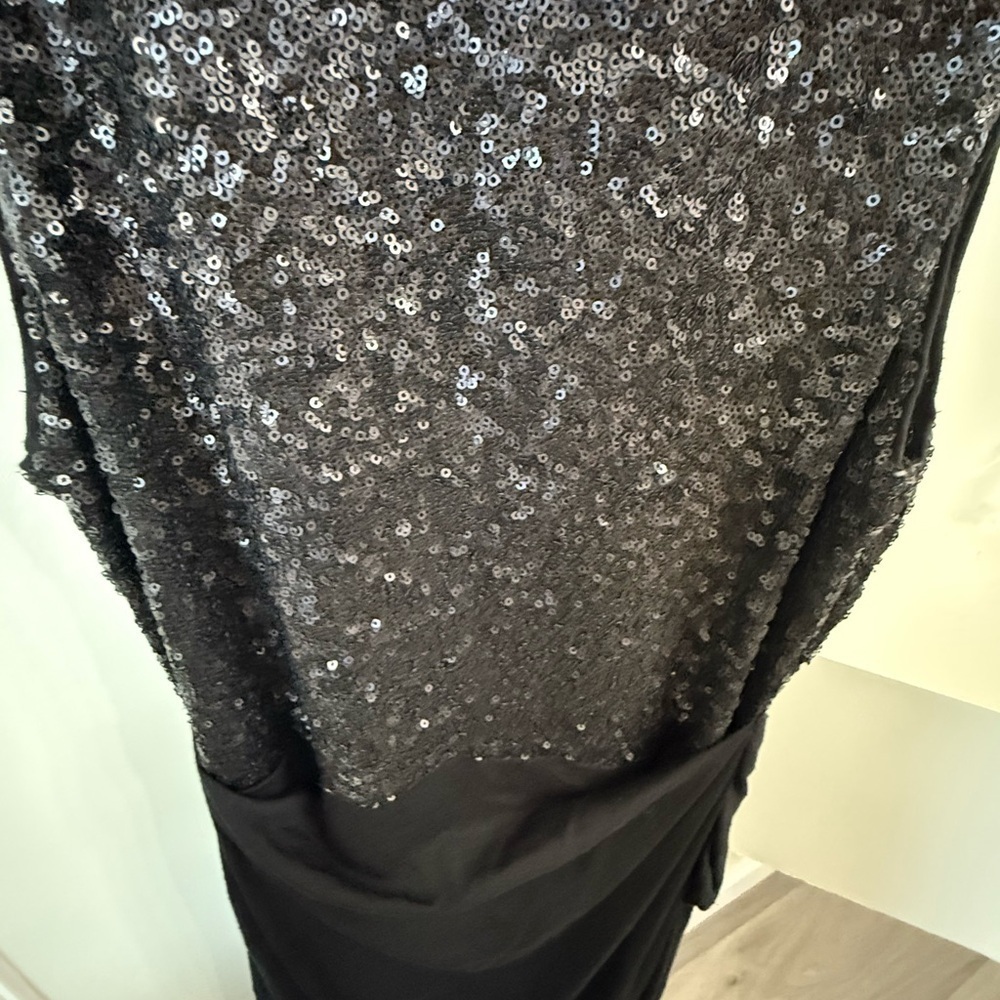 Bailey 44 Black Sequin Midi Dress - Picture 6 of 6